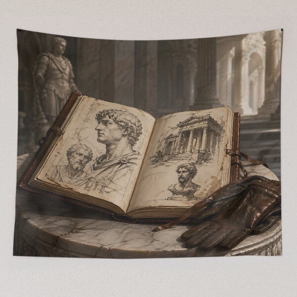 Item preview, Sketches and Museums - Dark Academia designed and sold by bapupa.