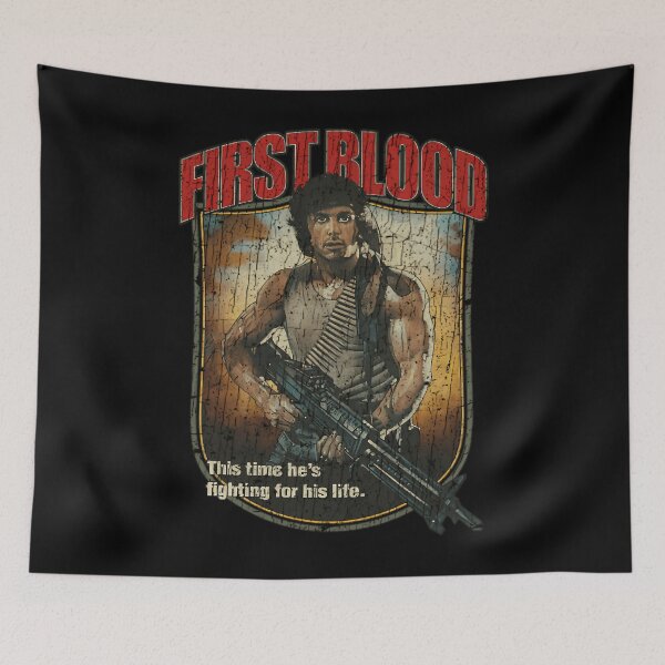 Item preview, First Blood 1982 This Time He's Fighting For His Life designed and sold by amalcaide.