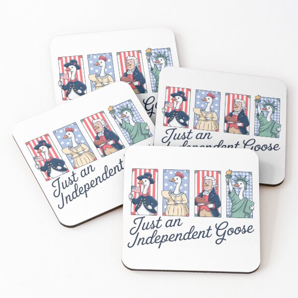 Item preview, Funny American History Figures as Geese Design - Patriotic USA Merch for Independence Day designed and sold by Picasfarmer.