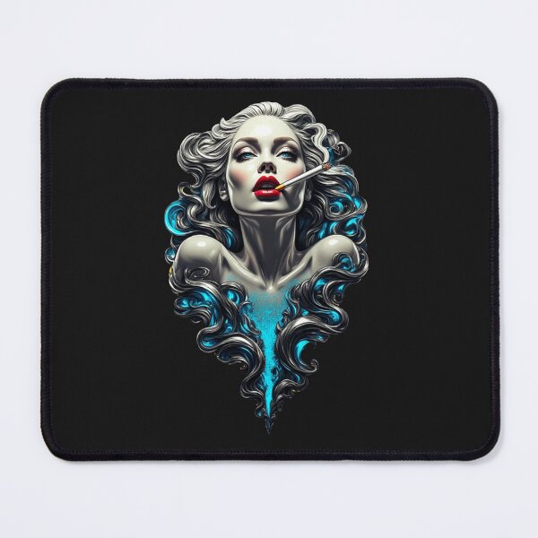 Item preview, Cyber Noir Starlet - Liquid Chrome & Cyan Smoke_Vol.01 designed and sold by Shift-Bloom.