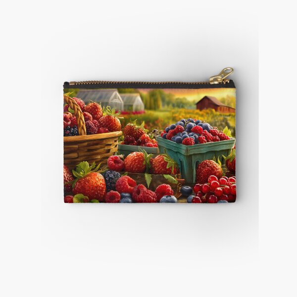 Item preview, Vibrant Harvest of Fresh Berries at Sunset designed and sold by Artessie.