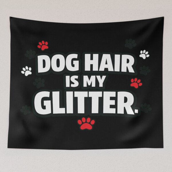 Item preview, Dog Hair Is My Glitter Funny Dog Lover Shirt Cute Pet Owner Design designed and sold by Timeless Junction.
