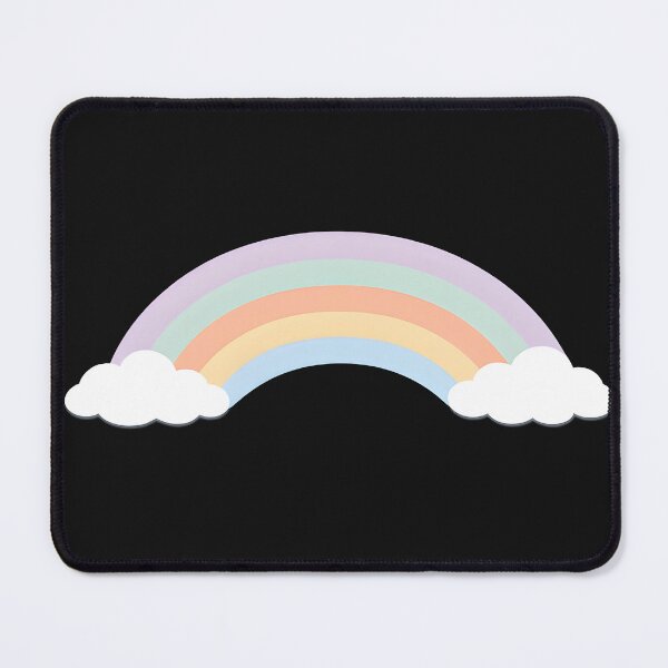 Item preview, pastel rainbow fluffy clouds spring sky designed and sold by Byte-shirt.