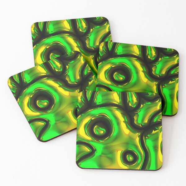 Item preview, Glossy Green Fluid Glossy Green Organic Fluid Texture designed and sold by Peac7e.
