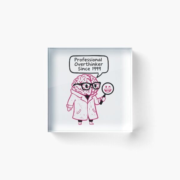 Item preview, Professional Overthinker Since 1999 designed and sold by XYZ LAB by Jesuperman.