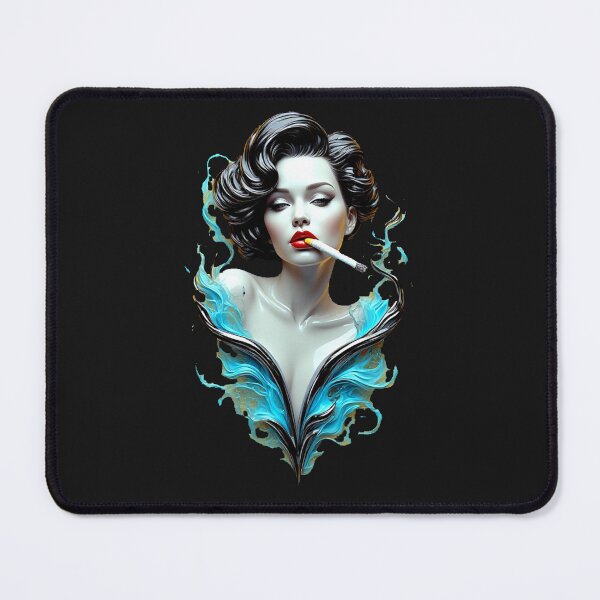 Item preview, Cyber Noir Starlet - Liquid Chrome & Cyan Smoke_Vol.02 designed and sold by Shift-Bloom.