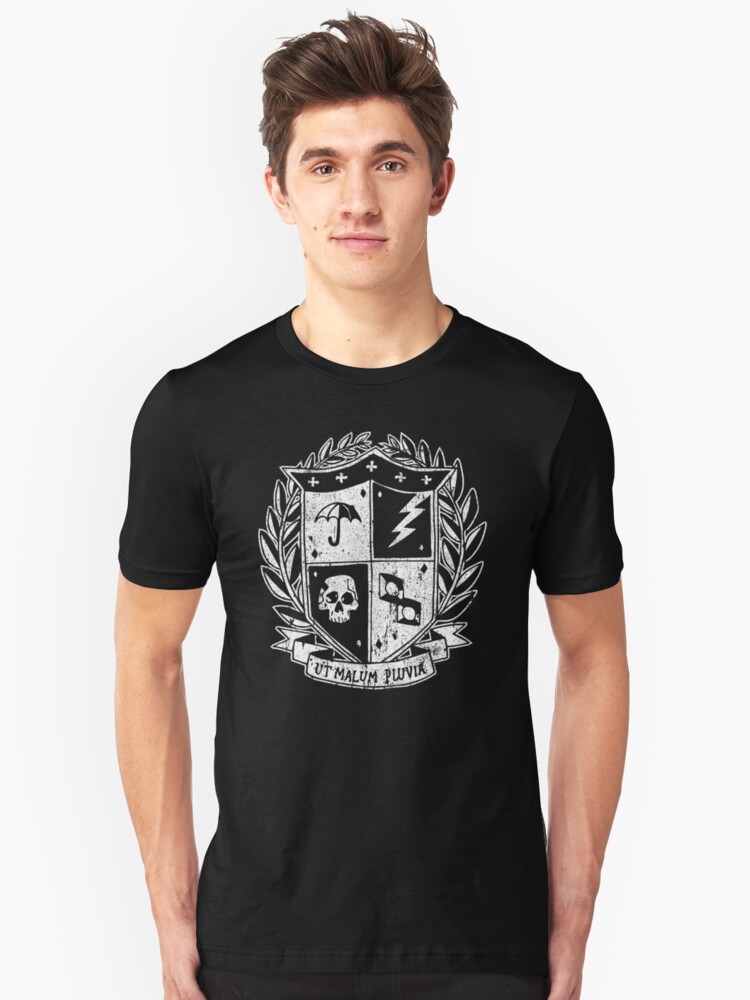 Alternate view of Umbrella Academy Crest Slim Fit T-Shirt