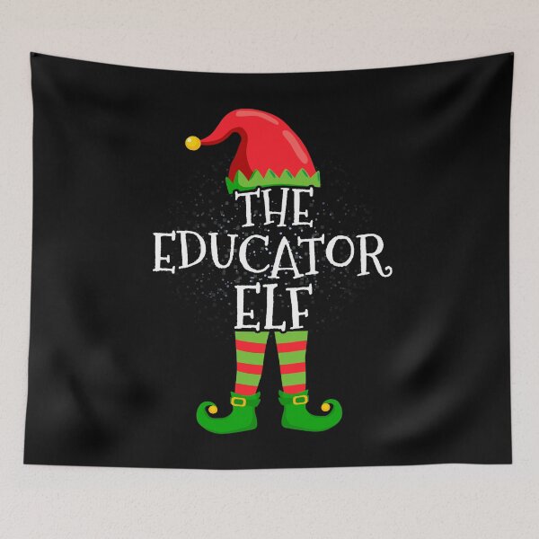 Item preview, EDUCATOR Elf Family Matching Christmas Group designed and sold by CosmoKitsch.