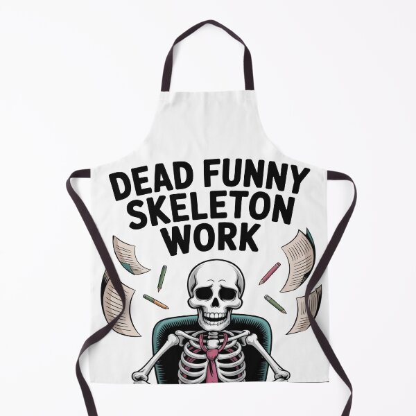 Item preview, Dead Funny Skeleton Office Work designed and sold by YZGraphics.