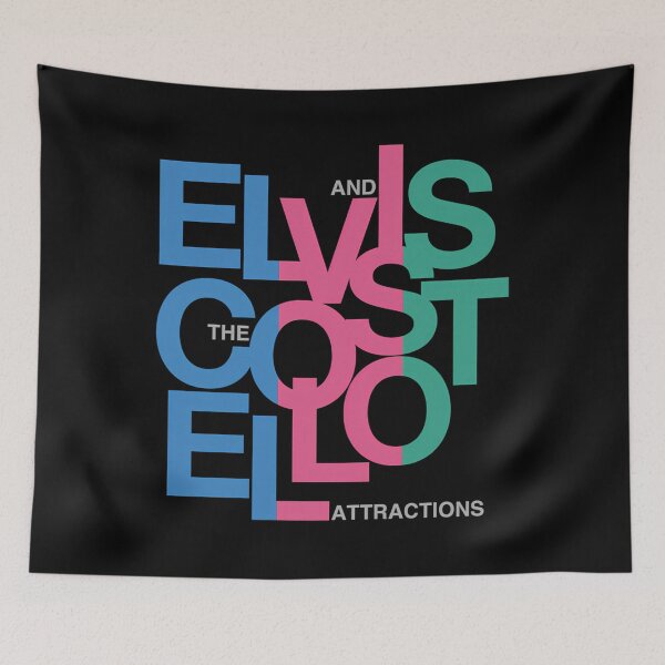 Item preview,  Elvis Costello (Black) And The Attractions  designed and sold by Paidobento.
