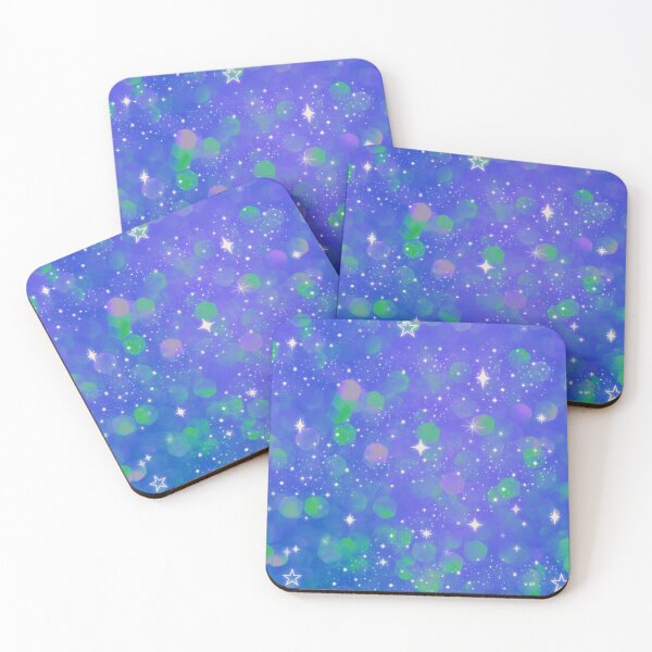 Item preview, Holographic Bokeh Stars Wall Art 1 designed and sold by Pure Little Glitty.