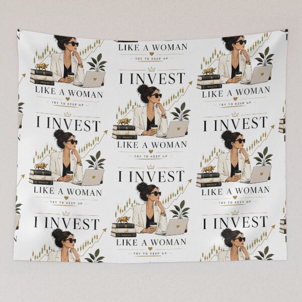 Item preview, I invest like a woman try to keep up stock market investing designed and sold by Lady-Frost.