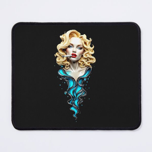Item preview, Cyber Noir Starlet - Liquid Chrome & Cyan Smoke_Vol.03 designed and sold by Shift-Bloom.