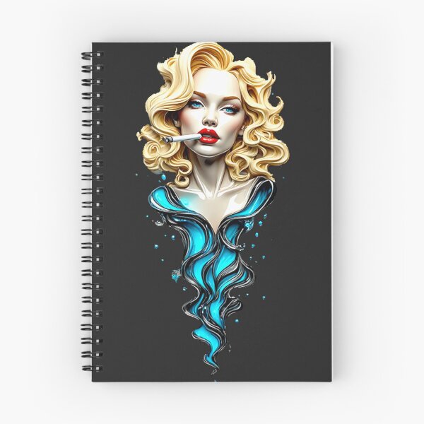 Item preview, Cyber Noir Starlet - Liquid Chrome & Cyan Smoke_Vol.03 designed and sold by Shift-Bloom.