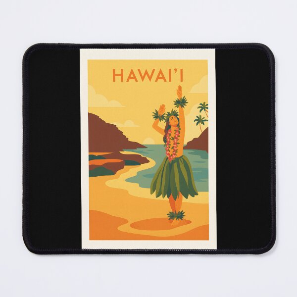 Item preview, Vintage Hawaii Hula Dancer - Retro Sunset Paradise Travel designed and sold by Beyond Destinations.