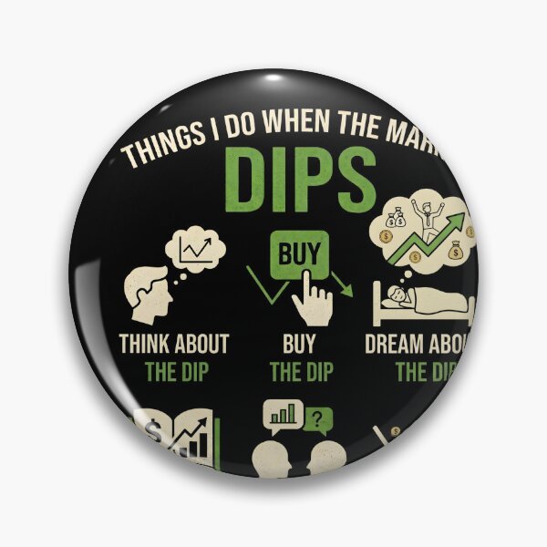 Item preview, Buy the dip funny investing sayings designed and sold by Lady-Frost.