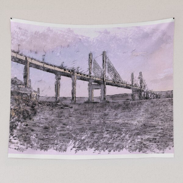 Item preview, Kessock Bridge over Moray Firth designed and sold by ArtworkNorth.
