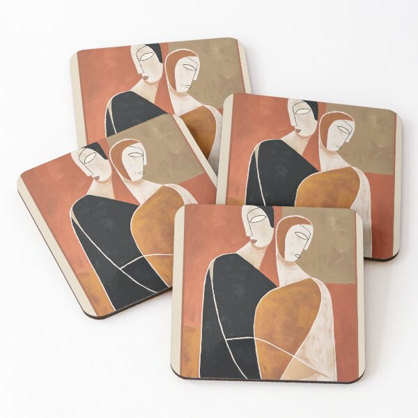 Item preview, Abstract Couple Portrait designed and sold by Branka Kodzoman.