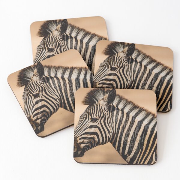Item preview, Plains Zebra Portrait - Bold Stripe Pattern African Wildlife Photography, Kruger National Park designed and sold by Johnathan Robinson Photography.