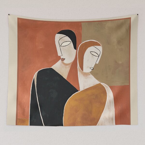 Item preview, Abstract Couple Portrait designed and sold by Branka Kodzoman.