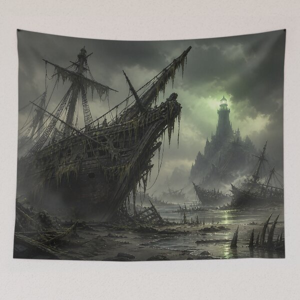 Item preview, The Rotting Armada - Dark Fantasy designed and sold by bapupa.