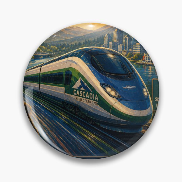 Item preview, Cascadia High-Speed Train Portland Vancouver designed and sold by THE Company.