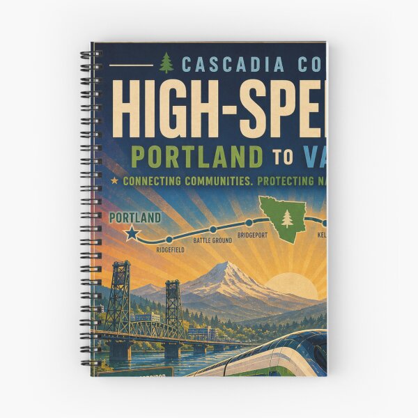 Item preview, Cascadia High-Speed Train Portland Vancouver designed and sold by THE Company.