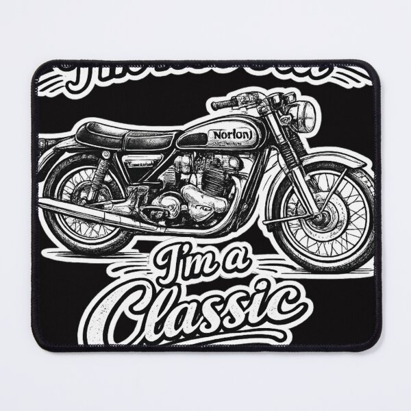 Item preview, Norton Commando classic motorbike designed and sold by halibutgoatramb.