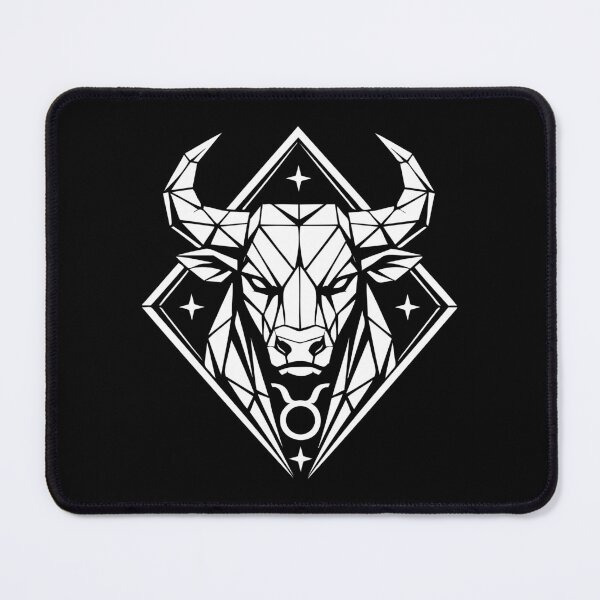 Item preview, Geometric Bull – Pure strength – Taurus zodiac sign designed and sold by ElvisU.