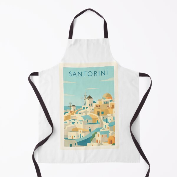 Item preview, Santorini Greece Mediterranean Escape - Vintage Windmill Travel designed and sold by Beyond Destinations.