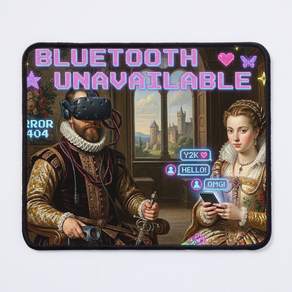 Item preview, Renaissance VR Glitch: Bluetooth Unavailable Art designed and sold by rygenr8.