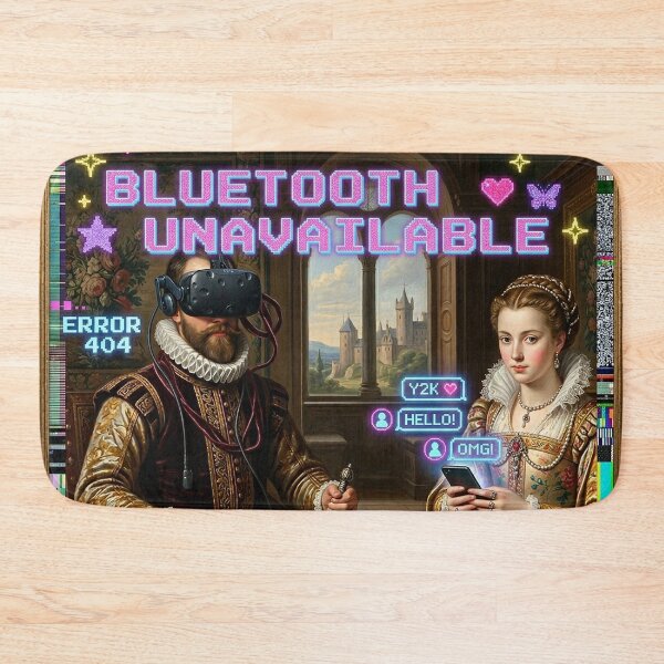 Item preview, Renaissance VR Glitch: Bluetooth Unavailable Art designed and sold by rygenr8.