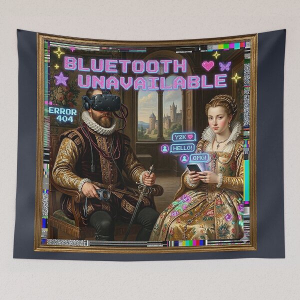 Item preview, Renaissance VR Glitch: Bluetooth Unavailable Art designed and sold by rygenr8.