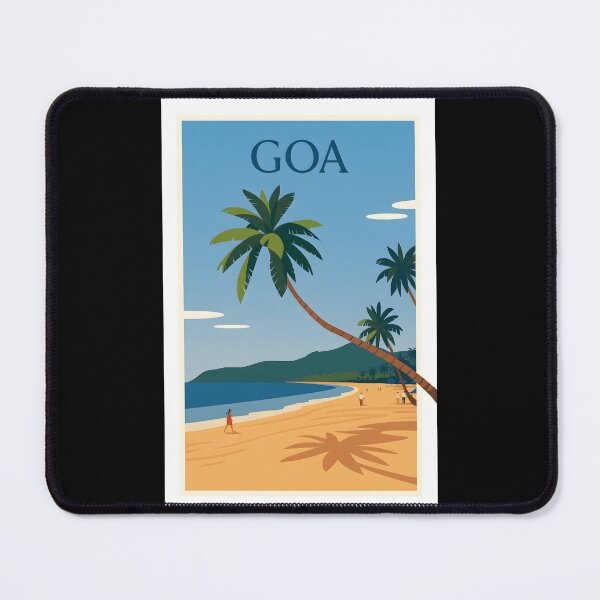 Item preview, Goa India Tropical Beach - Vintage Paradise Travel Poster designed and sold by Beyond Destinations.