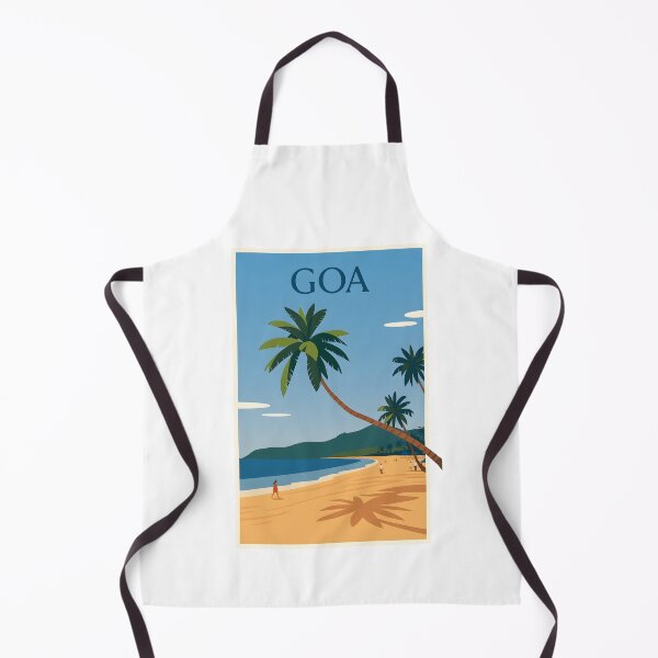 Item preview, Goa India Tropical Beach - Vintage Paradise Travel Poster designed and sold by Beyond Destinations.