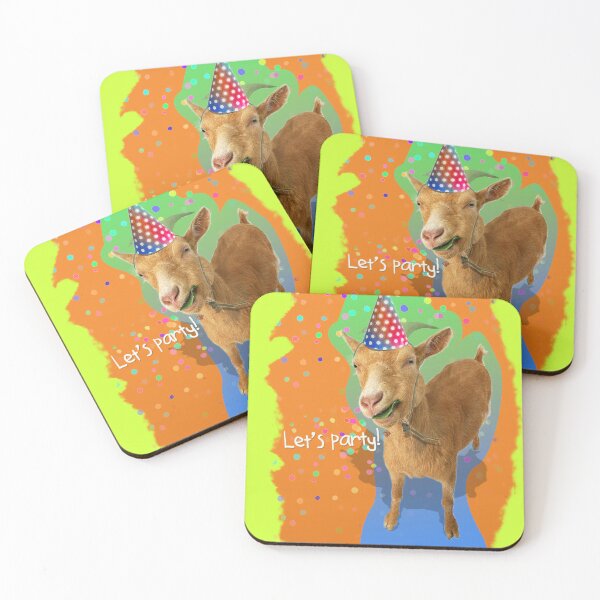 Item preview, Let's Party! (by ACCI) Party Goat. designed and sold by VanyssaGraphics.