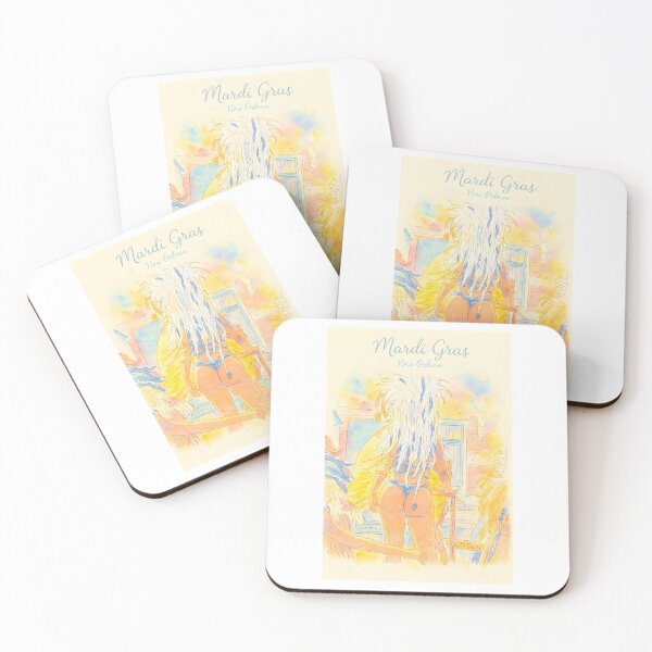 Item preview, Mardi Gras New Orleans Carnival - Vibrant Watercolor Parade designed and sold by Beyond Destinations.