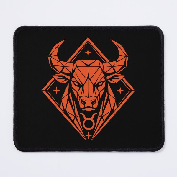 Item preview, Geometric Bull – Pure strength – Taurus zodiac sign designed and sold by ElvisU.