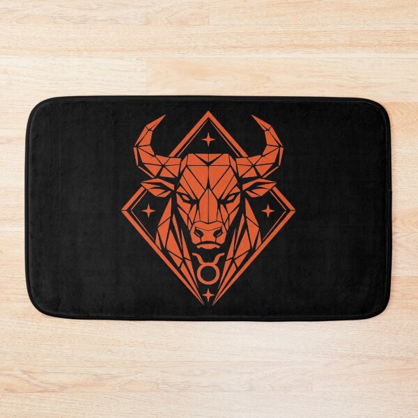 Item preview, Geometric Bull – Pure strength – Taurus zodiac sign designed and sold by ElvisU.