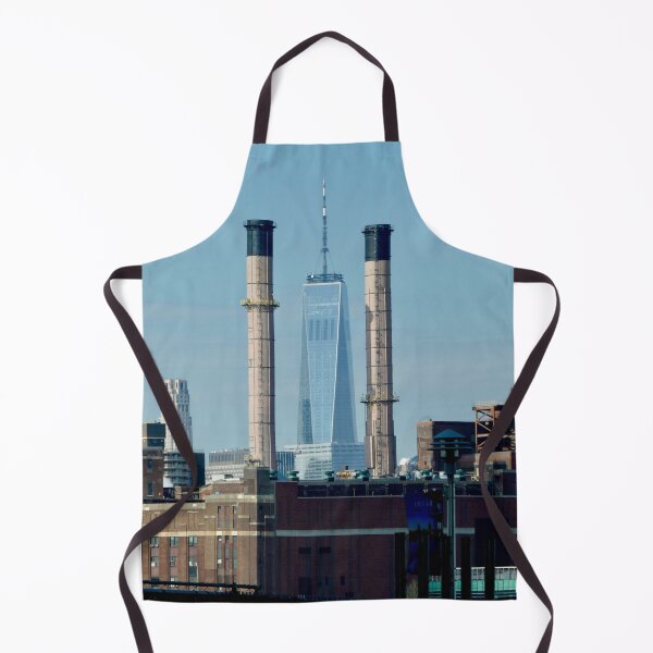 Item preview, One World Trade Center Framed by Chimneys designed and sold by MancBusyBee.