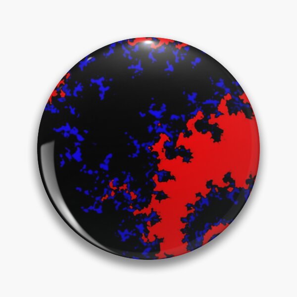 Item preview, Red Blue Fractal Spiral Pattern designed and sold by Peac7e.