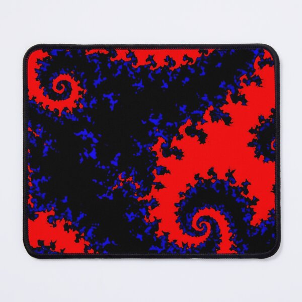 Item preview, Red Blue Fractal Spiral Pattern designed and sold by Peac7e.