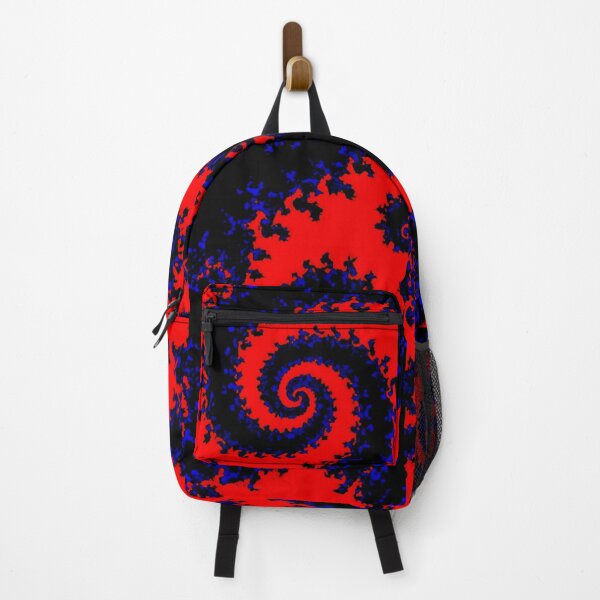 Item preview, Red Blue Fractal Spiral Pattern designed and sold by Peac7e.