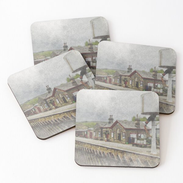Item preview, Oxenhope Railway Station designed and sold by ArtworkNorth.
