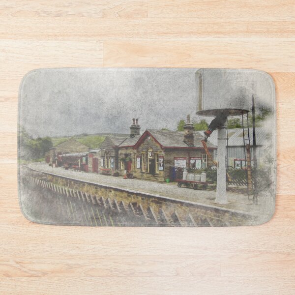 Item preview, Oxenhope Railway Station designed and sold by ArtworkNorth.