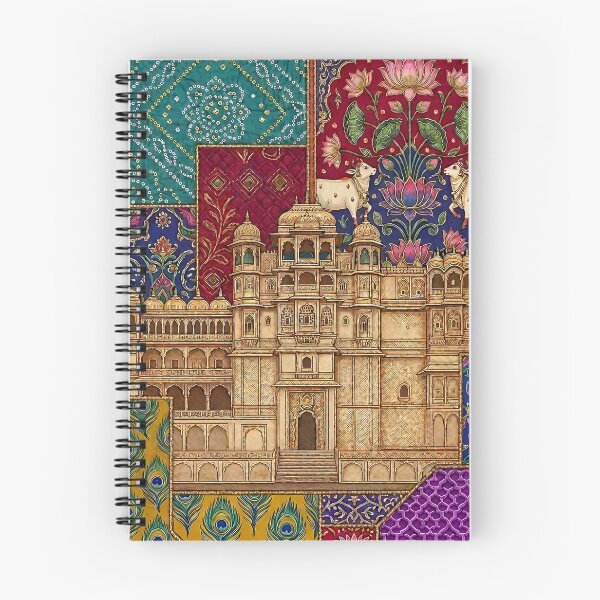 Item preview, City Palace Rajput Heritage Maximalist Pattern designed and sold by RajRang.