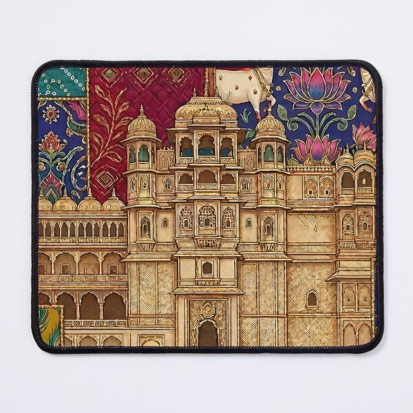 Item preview, City Palace Rajput Heritage Maximalist Pattern designed and sold by RajRang.
