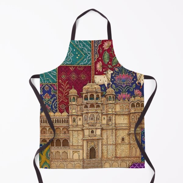Item preview, City Palace Rajput Heritage Maximalist Pattern designed and sold by RajRang.