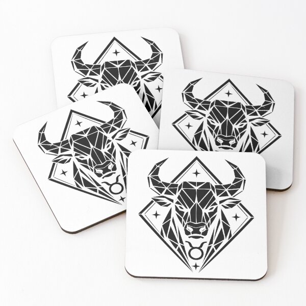 Item preview, Geometric Bull – Pure strength – Taurus zodiac sign designed and sold by ElvisU.