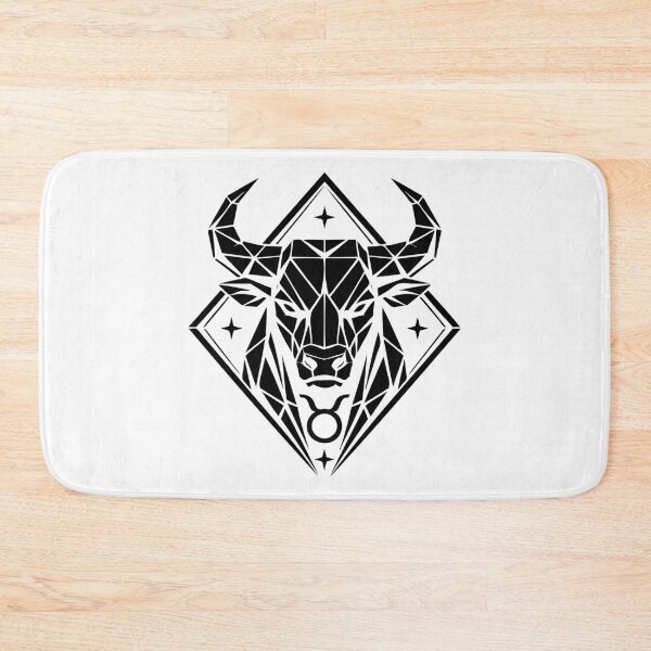 Item preview, Geometric Bull – Pure strength – Taurus zodiac sign designed and sold by ElvisU.